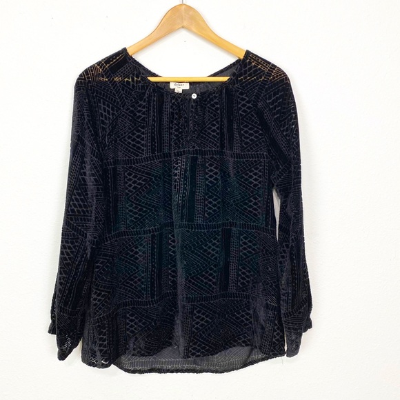 dylan Tops - ✨Dylan✨Velvet burnt out Top🌹